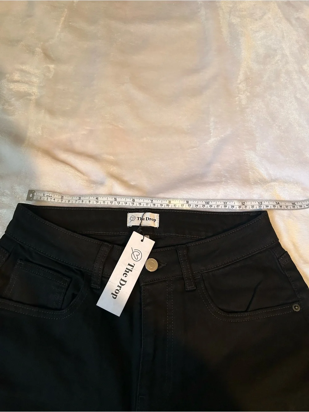The Drop Ayona Women’s Size 29 Black High Rise Flare Jeans Pants NWT